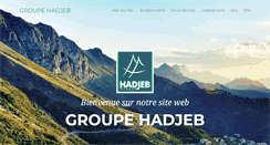 Desktop Screenshot of groupe-hadjeb.com